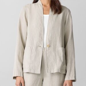 Eileen Fisher Linen Blend Women’s Blazer